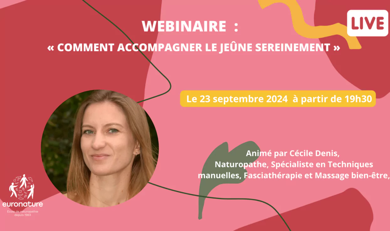 WEBINAIRE  : « Comment accompagner le jeûne sereinement » 